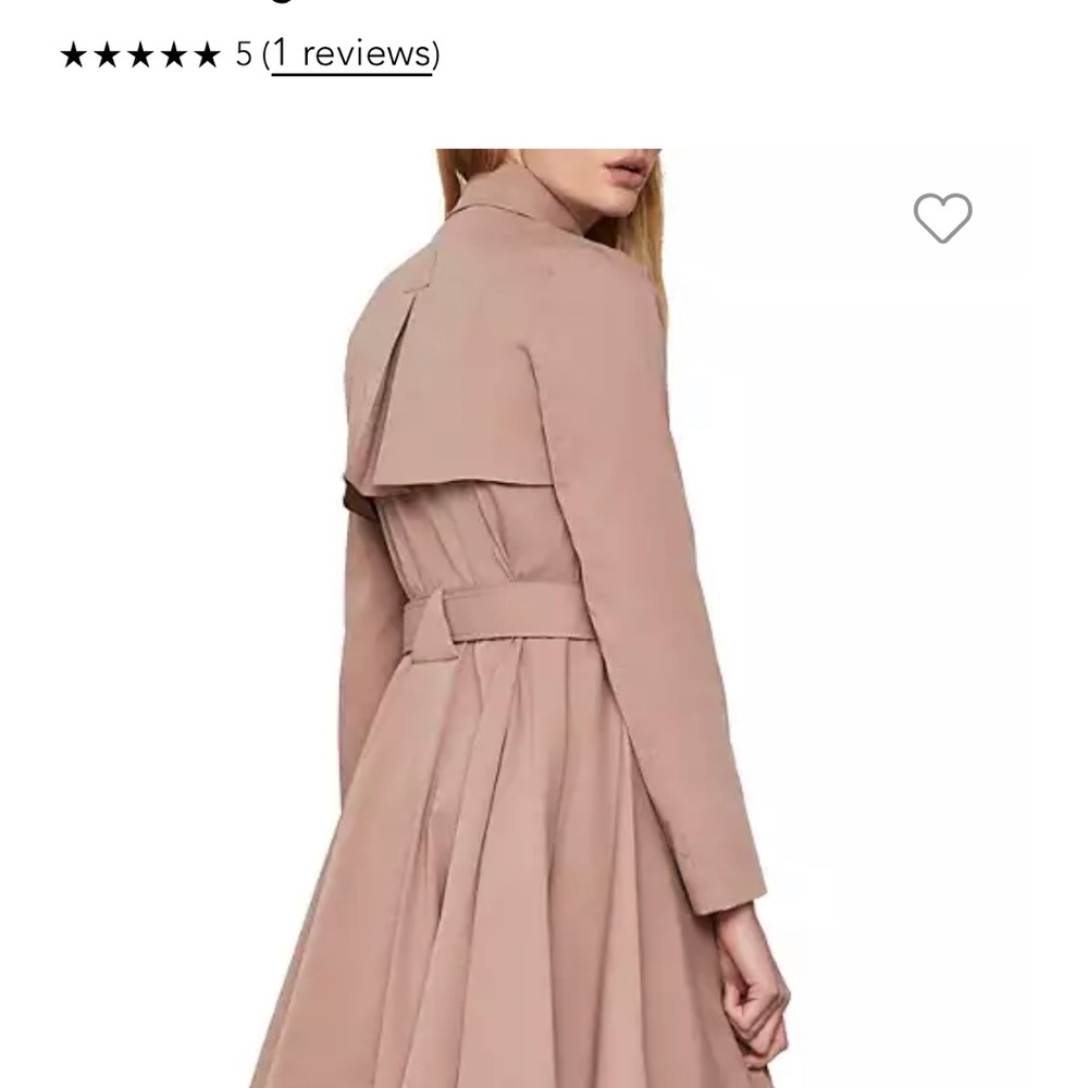 BCBGMAXAZRIA Brielle Long Trench Coat
